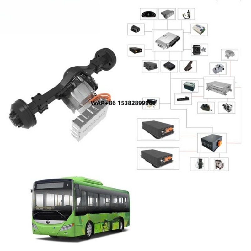 Ev Electric Motor Conversion Kit Car - 123kW Elektrische Antriebsachse 540V EV-Auto-Umrüstkit Mit