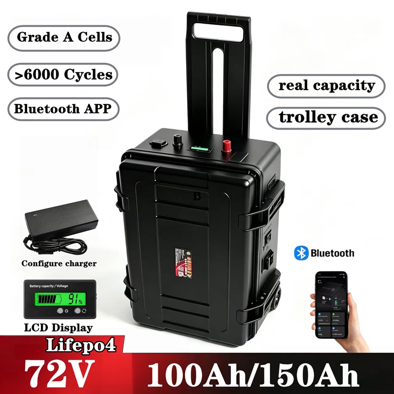 Wasserdichter 72V 150Ah 100Ah  – Lifepo4 72V 100Ah Battery Pack Ev Bewertung und Preis